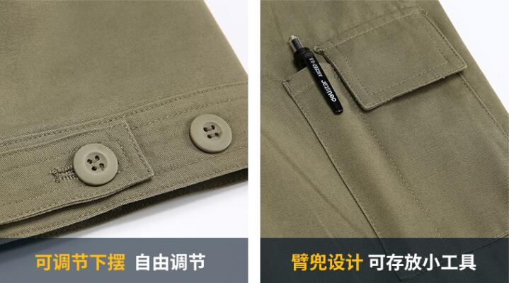 耐磨長袖防靜電工作服定制細節圖